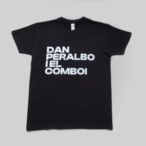 Dan Peralbo i el Comboi samarreta negra letras